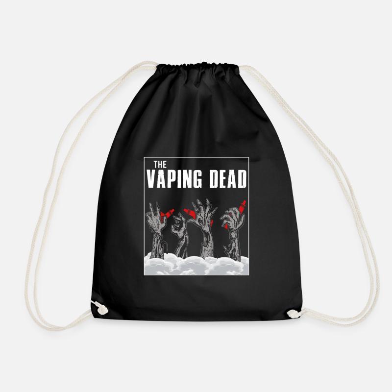 The vaping dead - Drawstring Bag - black