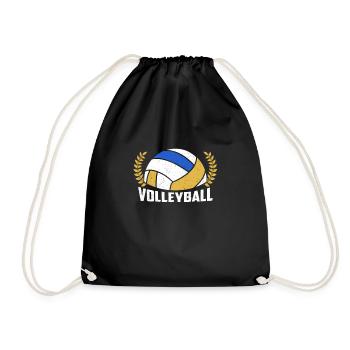 Sports de volleyball - Sac de sport léger - noir - Devant