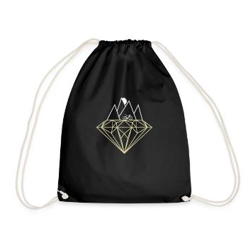 Vélo de course diamant - Sac de sport léger - noir - Devant