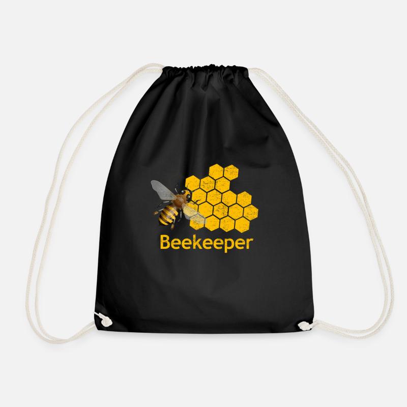 Beekeeper Imker Biene Bienenflüsterer - Turnbeutel - Schwarz