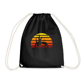 Vintage Judo - Drawstring Bag - black - Front
