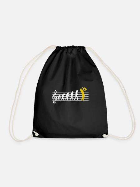 Saxophone Jazz Evolution Saxophone Classique Musicien - Sac de sport léger - noir