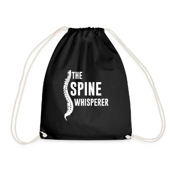 The Spine Whisperer - Turnbeutel - Schwarz - Vorne