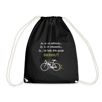 Révisé avec e-bike - Sac de sport léger - noir - Devant
