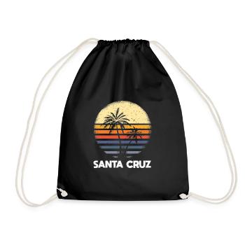 Santa Cruz California - Turnbeutel - Schwarz - Vorne