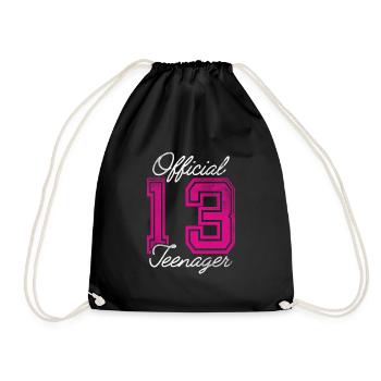 Official Teenager - Official Teenager - Girl - Drawstring Bag - black - Front