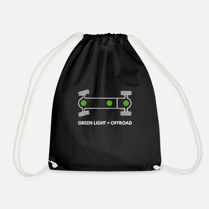 Syncro differential Sperren Symbol Grunge Optik - Turnbeutel - Schwarz