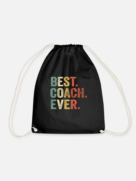 Bester Trainer aller Zeiten - Turnbeutel - Schwarz