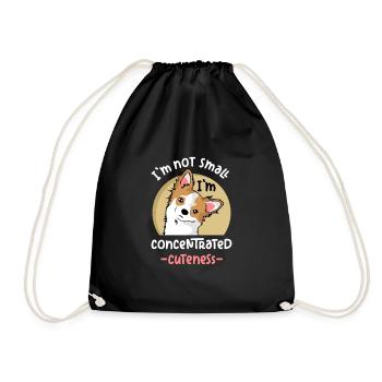 Chihuahua love owner miss lovers sweetie - Drawstring Bag - black - Front