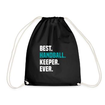 Gardien Gardien Gardien Club de Handball Lustig - Sac de sport léger - noir - Devant