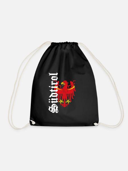 Südtirol - Turnbeutel - Schwarz