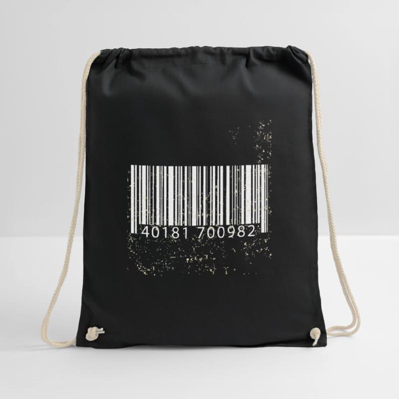 Barcode Geschenkidee Turnbeutel