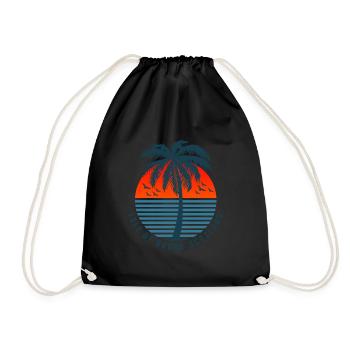 Isle of Barra Scotland Great Britain - Drawstring Bag - black - Front