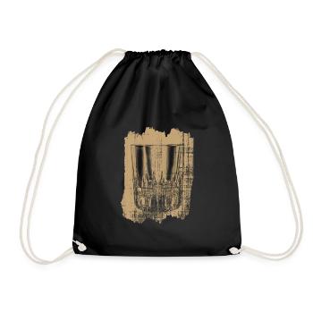 whiskey - Drawstring Bag - black - Front