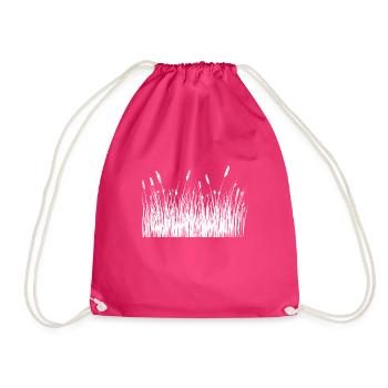 Flora flowers meadow spring - Drawstring Bag - fuchsia - Front
