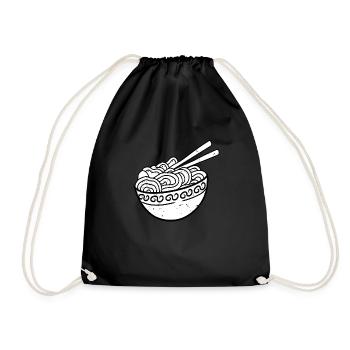 Bol de ramen - Sac de sport léger - noir - Devant