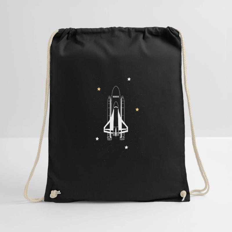 Space Shuttle Rocket Space Space Space All Drawstring Bag
