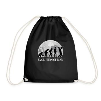 Evolution trumpet music - Drawstring Bag - black - Front