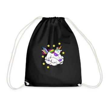 Licornes licornes - Sac de sport léger - noir - Devant