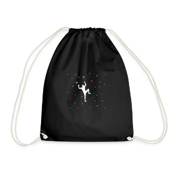 Mur d'escalade d'escalade - Sac de sport léger - noir - Devant