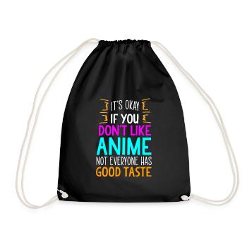 Manga - Sac de sport léger - noir - Devant