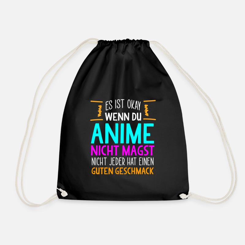 Anime Manga Japan - Turnbeutel - Schwarz