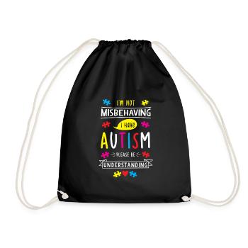 L'autisme - Sac de sport léger - noir - Devant