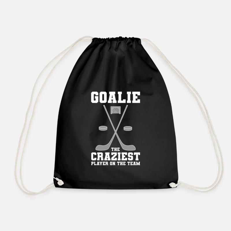 Eishockey Torhüter - Turnbeutel - Schwarz