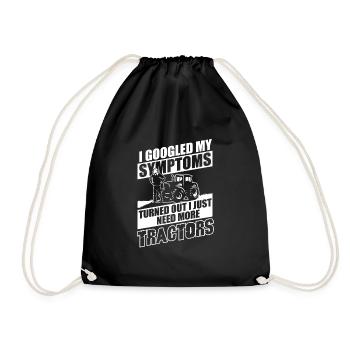 J'ai juste besoin de plus de dictons sur les tracteurs - Sac de sport léger - noir - Devant