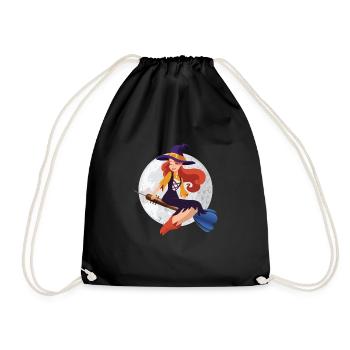 Fléchette Fléchette Flèche Sorcière - Fléchettes Joueur Fléchettes Halloween - Sac de sport léger - noir - Devant