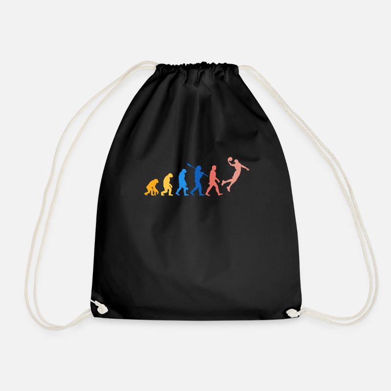 Evolution basketball basketball - Drawstring Bag - black