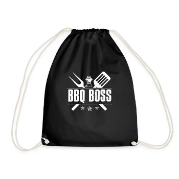 Barbecue BBQ Boss - Turnbeutel - Schwarz - Vorne