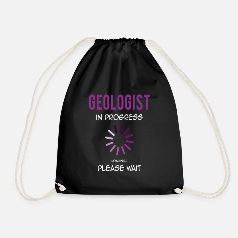 Geologie Student - Turnbeutel - Schwarz