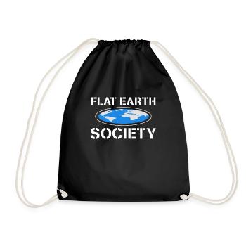 Flat Earth Society - Sac de sport léger - noir - Devant