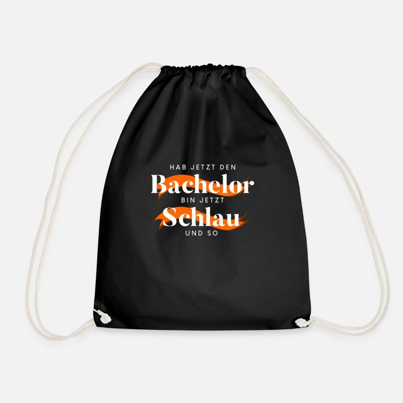 Bachelor Uni Abschluss - Turnbeutel - Schwarz