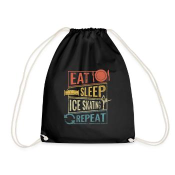 Patinage artistique patinage artistique - Sac de sport léger - noir - Devant