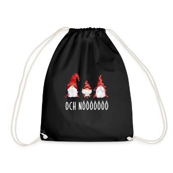 Grumpy Xmas Gnomes Gnomes Fun de Noël - Sac de sport léger - noir - Devant