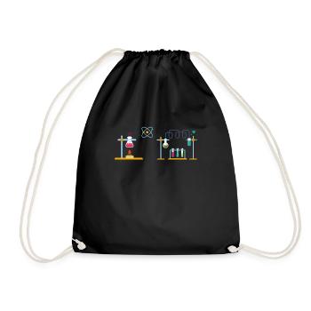 Chimiste chimiste scientifique - Sac de sport léger - noir - Devant