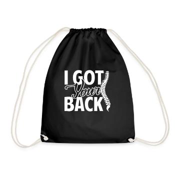 Chiropractor Chiropractor I Got Your Back - Drawstring Bag - black - Front