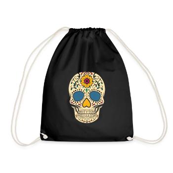 Dia De Los Muertos Mexique Jour des Morts - Sac de sport léger - noir - Devant
