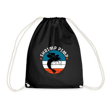 Proxénète aux crevettes - Sac de sport léger - noir - Devant