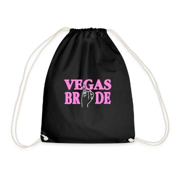 Vegas Bride - Turnbeutel - Schwarz - Vorne