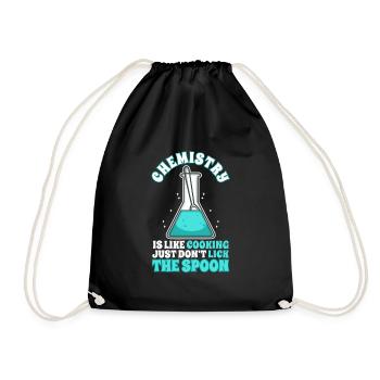 La chimie, c’est comme la cuisine, professeur de chimie - Sac de sport léger - noir - Devant