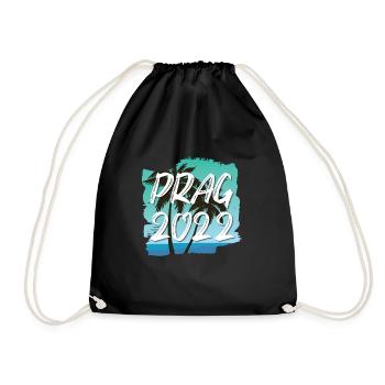 Prague 2022 - Drawstring Bag - black - Front