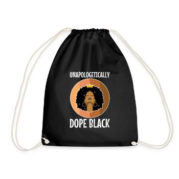 Sans excuse noir, Histoire des Noirs - Sac de sport léger - noir - Devant