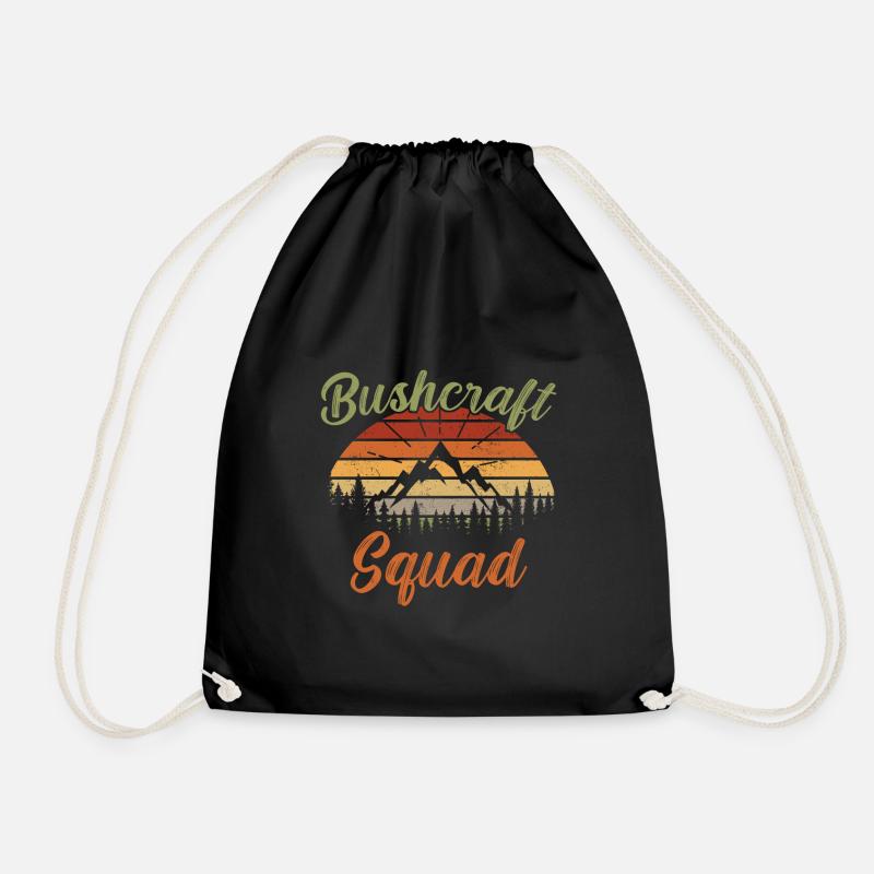 Bushcraft Squad / Bushcraft - Turnbeutel - Schwarz