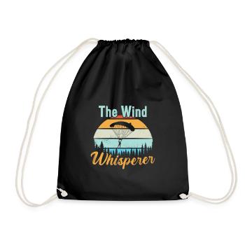 The Wind Whisperer / Parachutisme - Sac de sport léger - noir - Devant