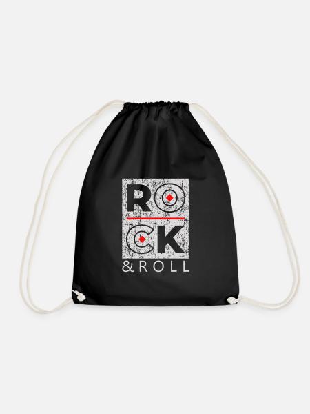 Rock & Roll Rock N Roll Rock AND Roll - Sac de sport léger - noir