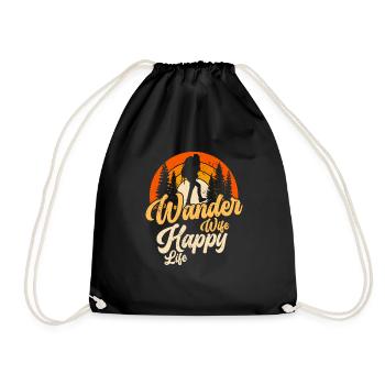 Randonnée Randonneurs Montagnes Alpinisme Randonnée Fille - Sac de sport léger - noir - Devant