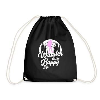 Randonnée Randonneurs Montagnes Alpinisme Randonnée Fille - Sac de sport léger - noir - Devant